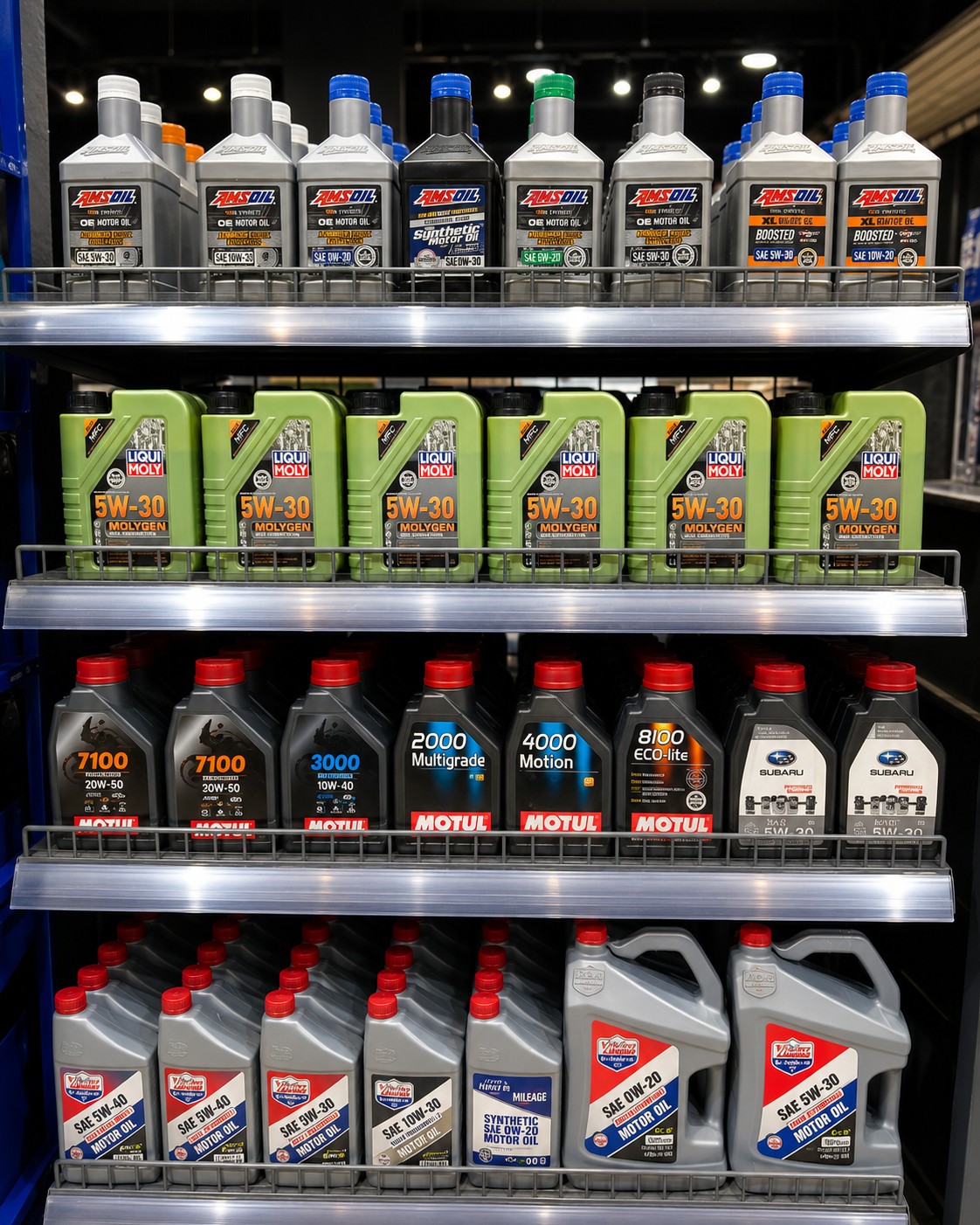 Motor oil product range